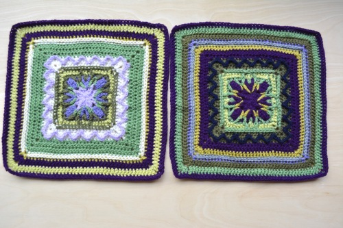 Nuts About Squares, variation of Esme's Winter cottage