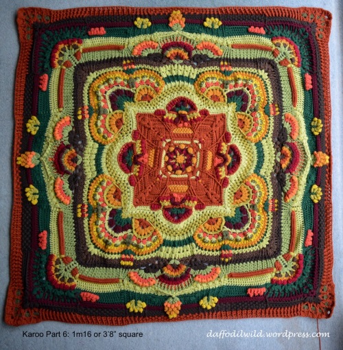 Jen Tyler's Mystery Crochet Along, the Karoo vintage