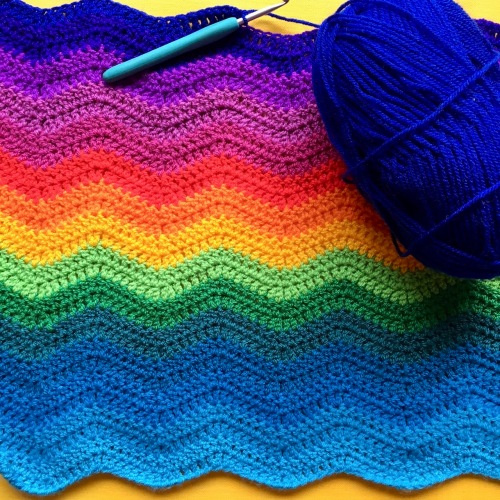 crochet rainbow