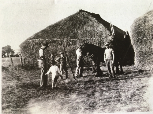 hay stack circa 1931
