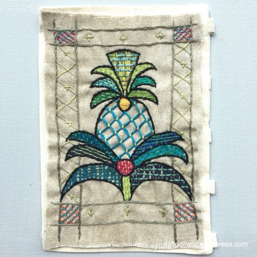 embroidery, Bayeux stitch